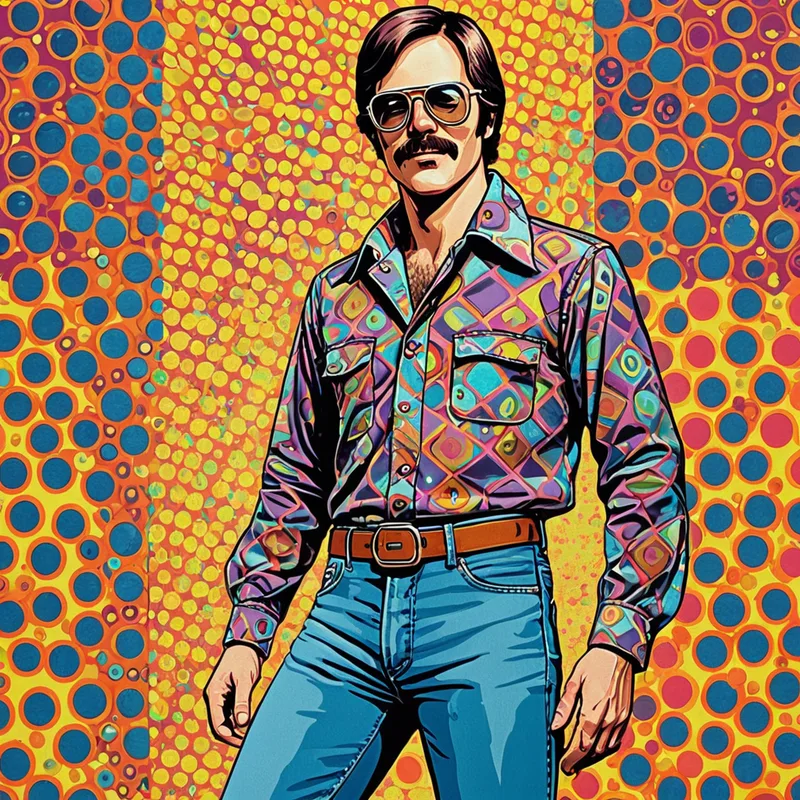 1970s style groovy artwork