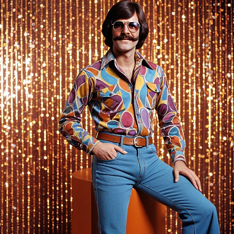 A photograph of a man in the 1970s