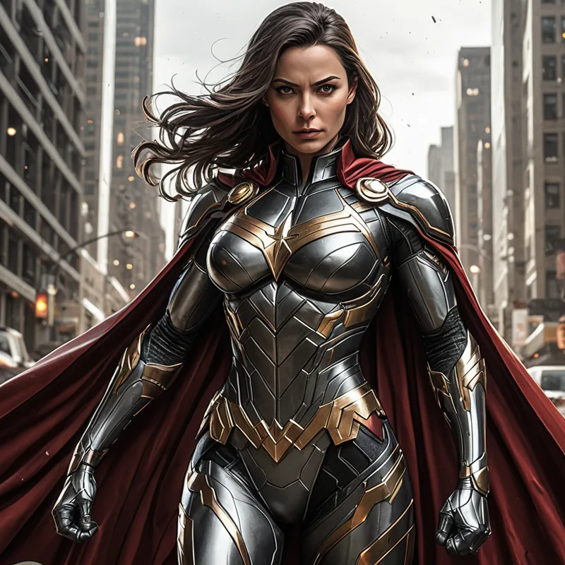 A female superhero