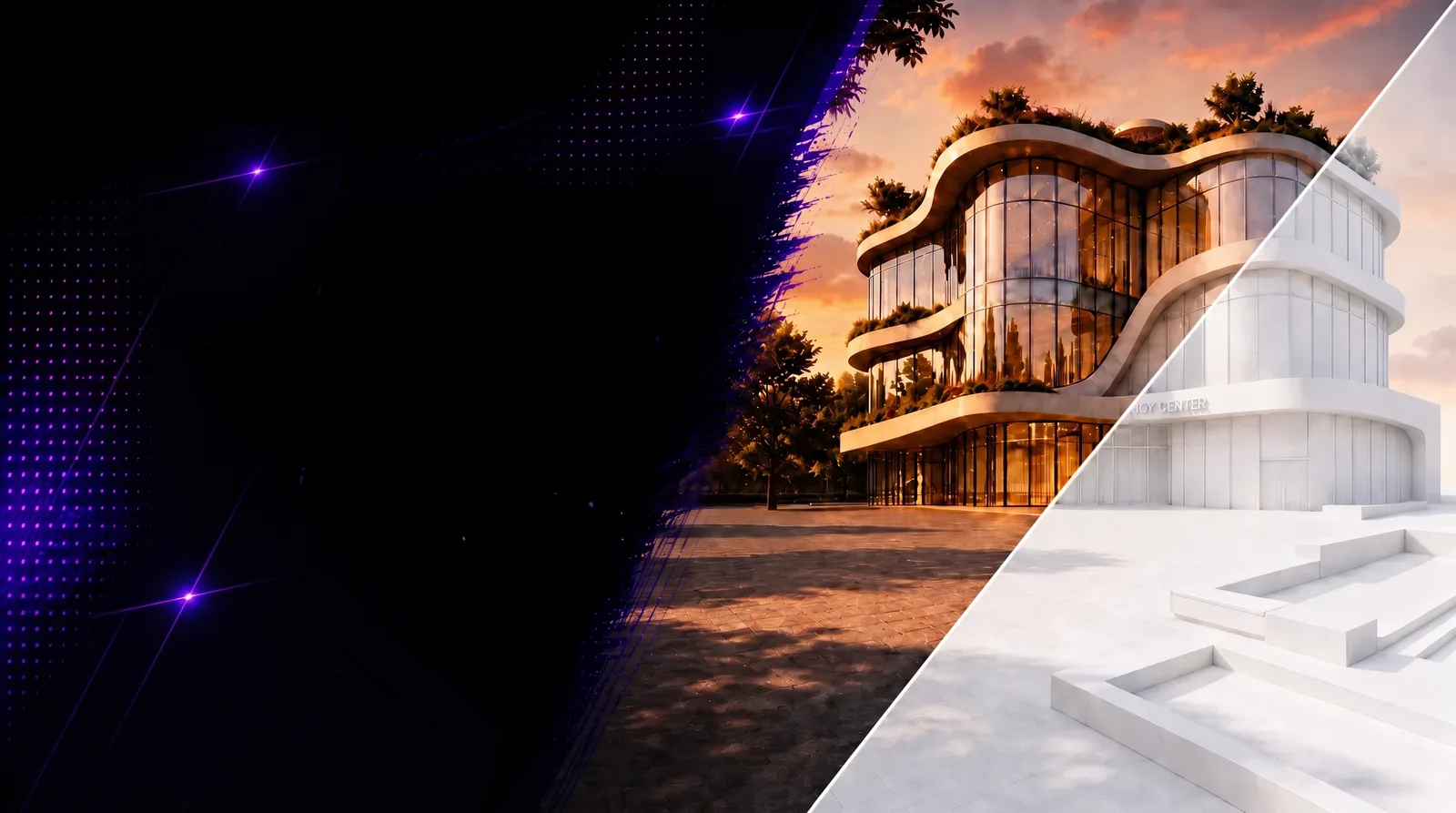 De render a maqueta blanca con RunDiffusion