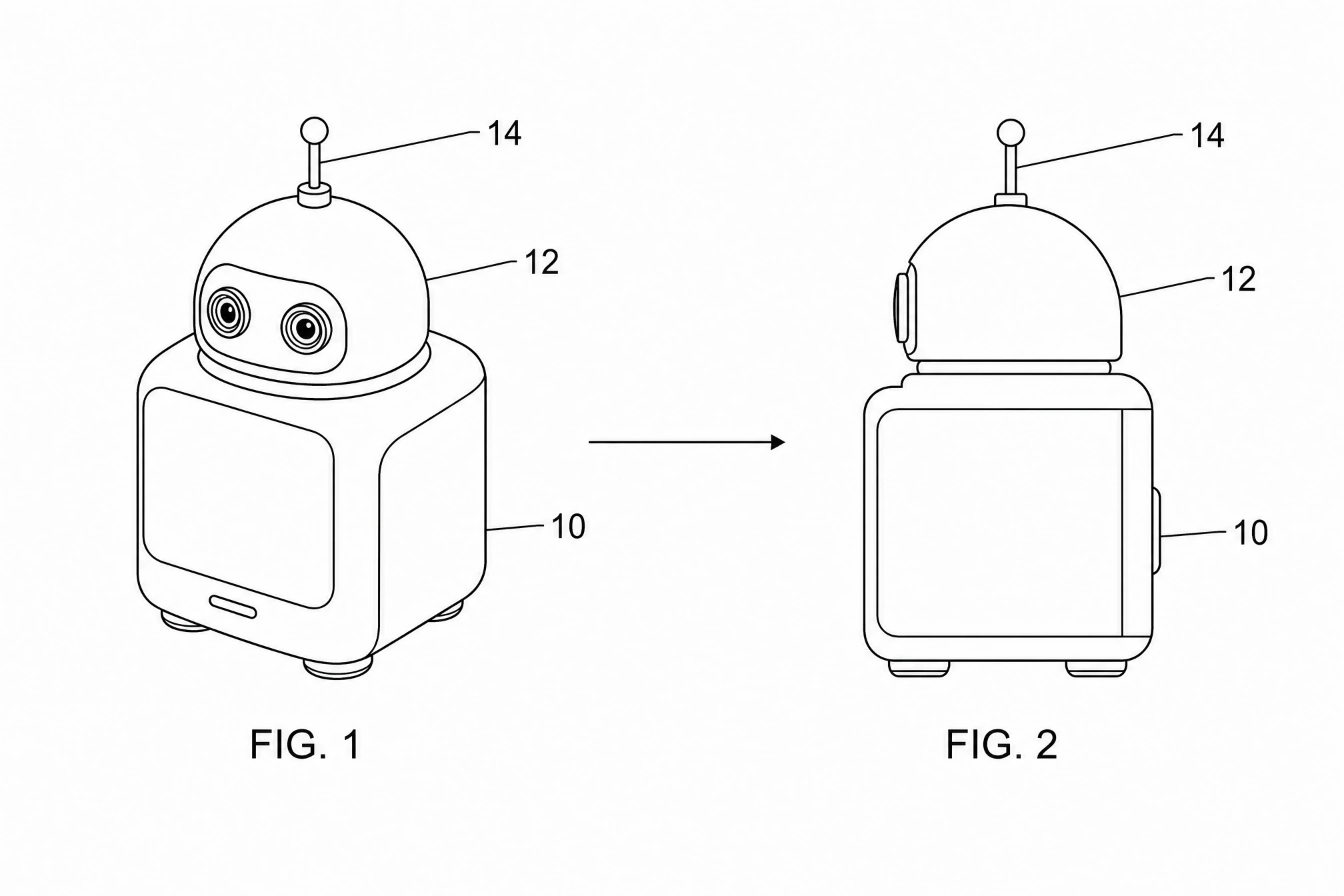 Patent-style side-view revision image with cleaner callouts and refined technical line work