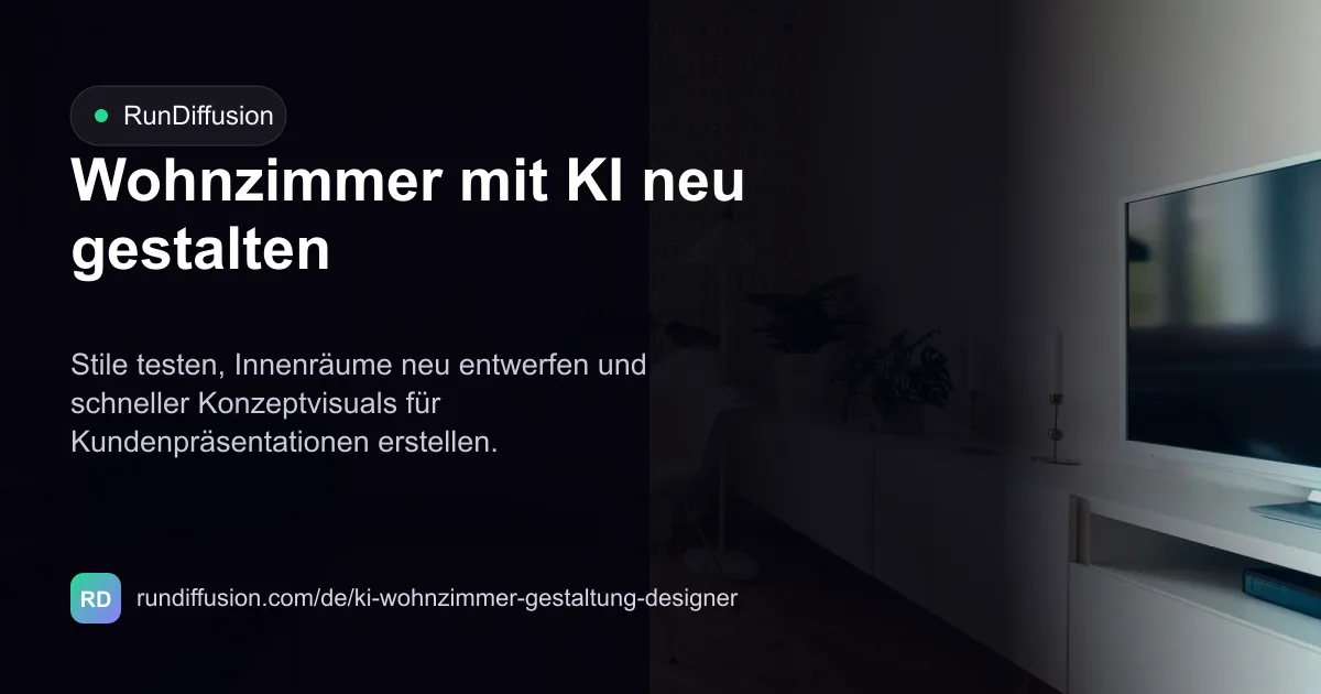 Wohnzimmer mit KI neu gestalten: Interior-Konzepte schneller testen