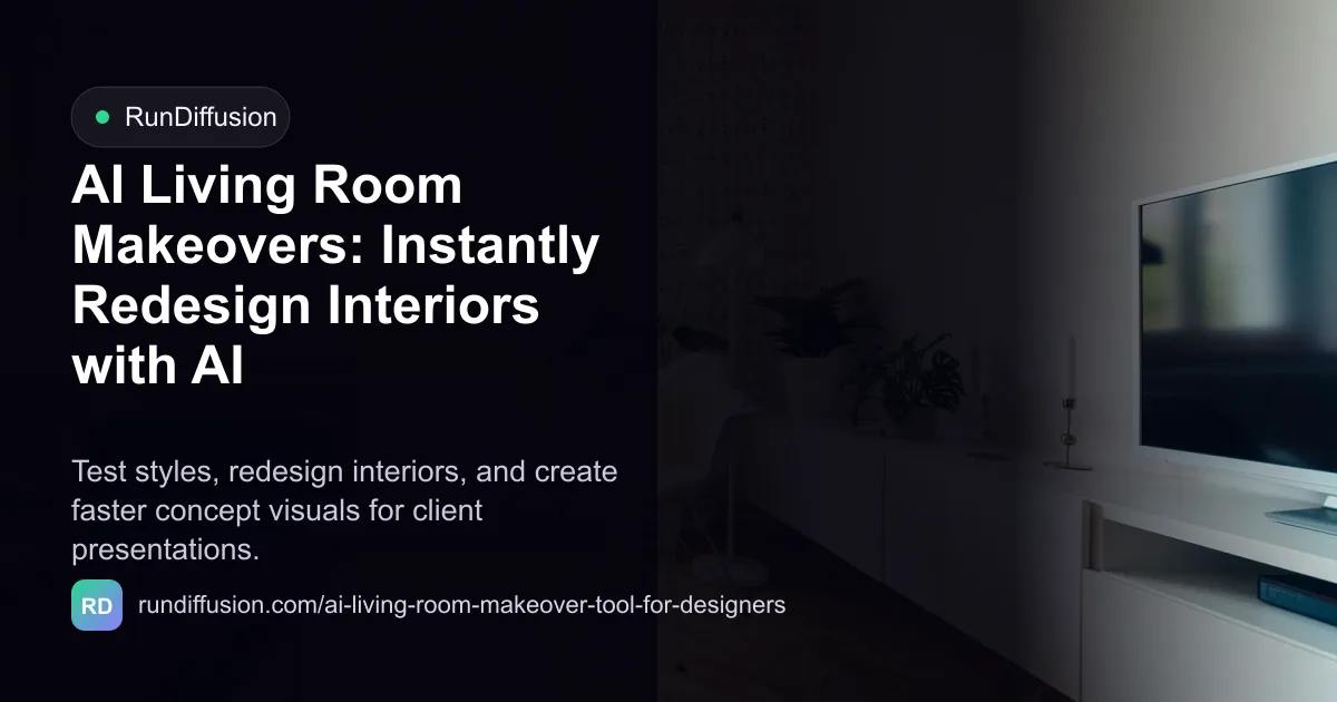 AI Living Room Makeovers: Instantly Redesign Interiors with AI