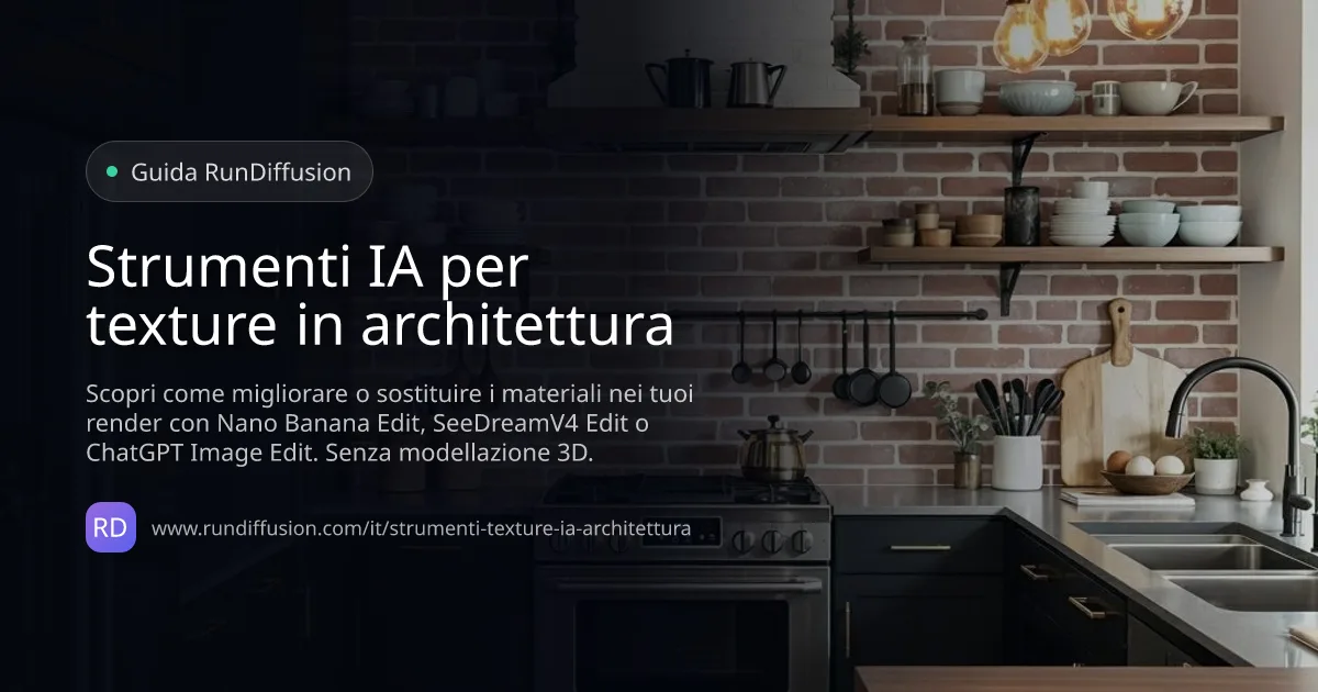 Strumenti IA per texture in architettura