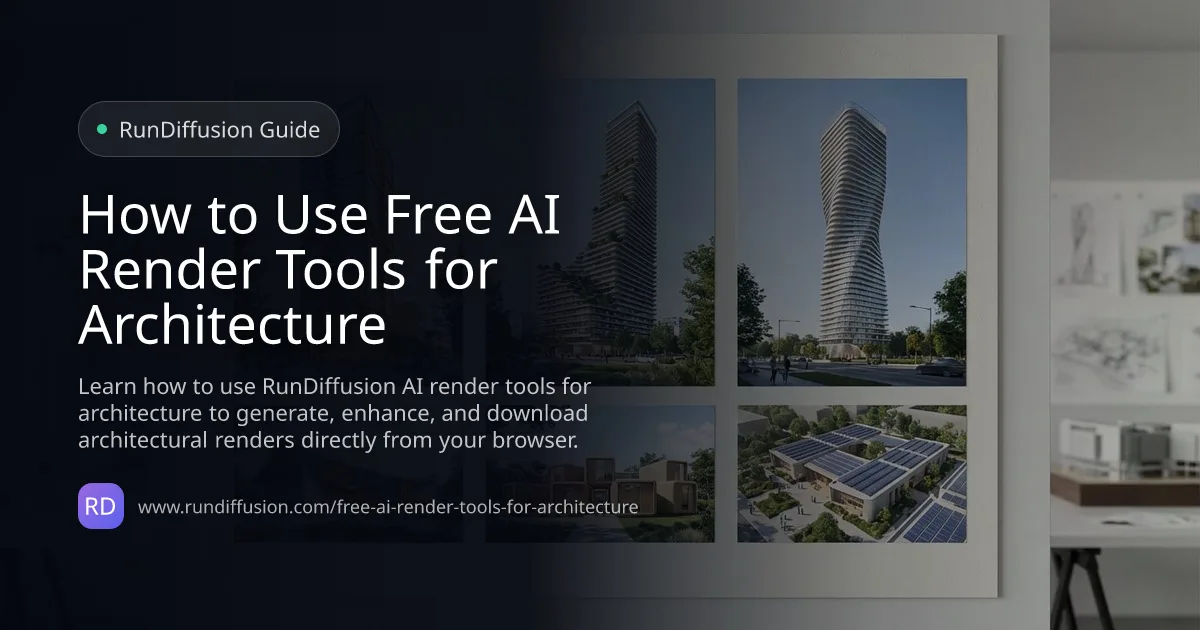 How to Use Free AI Render Tools for Architecture