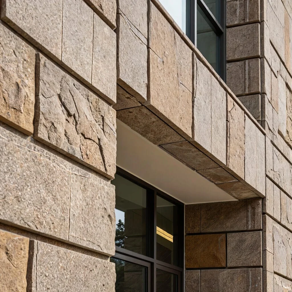Exemple de mot-clé de matériau pour façade en pierre